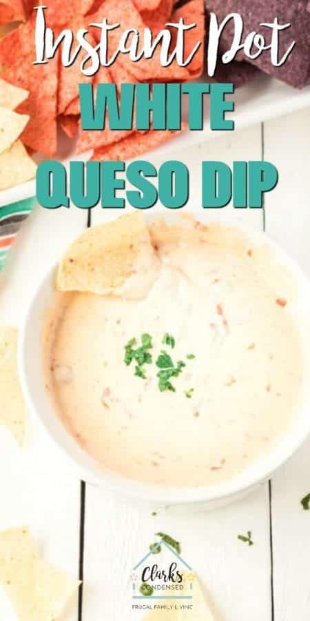 White queso cheese dip