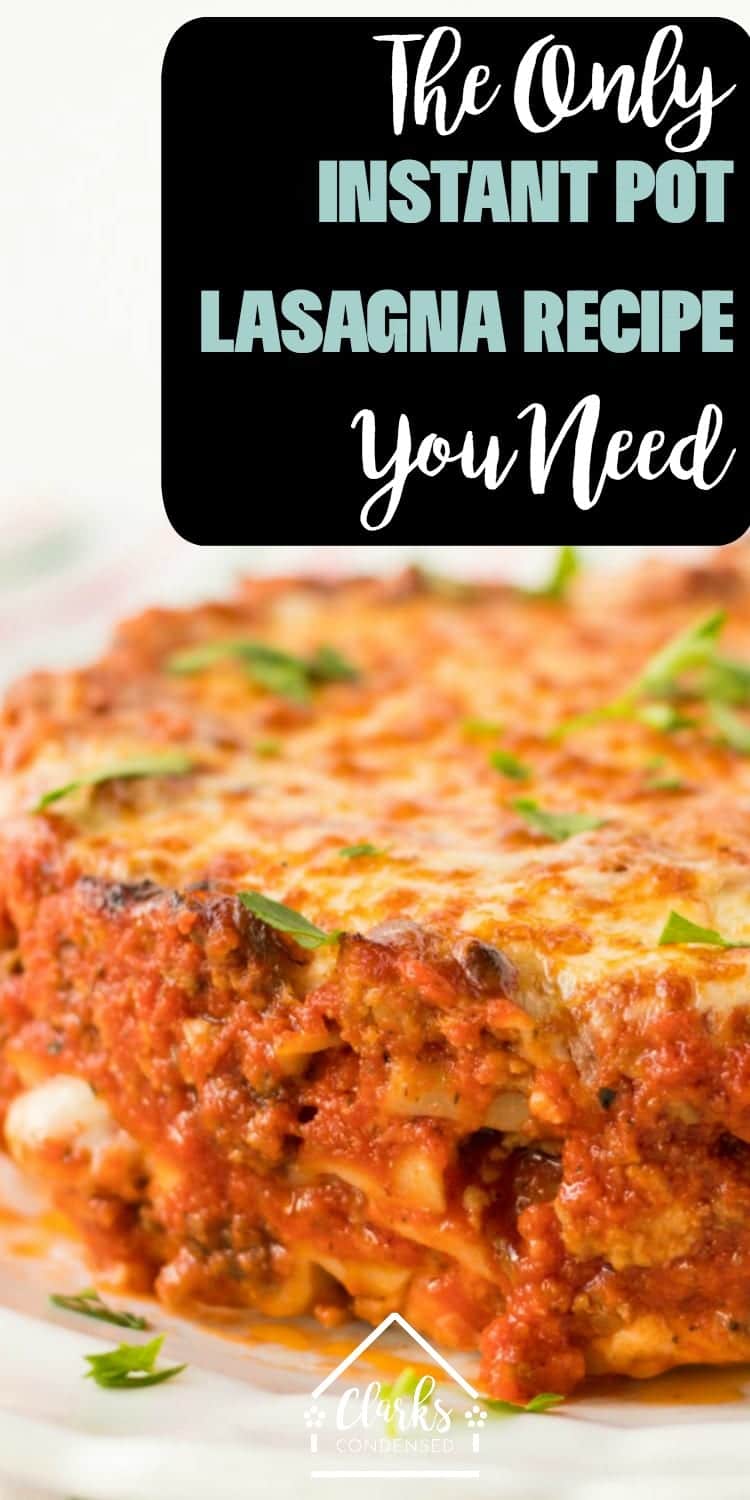 It isn't hard to learn how to cook lasagna in a Instant Pot - in fact, some might call this recipe an Instant Pot miracle lasagna! While this may not be the recipe for you if you are looking for an Instant Pot Lasagna no springform pan, it's sure to be a popular option in your family for years to come. We love this Instant Pot Lasagna casserole recipe - you'll never try anything better!