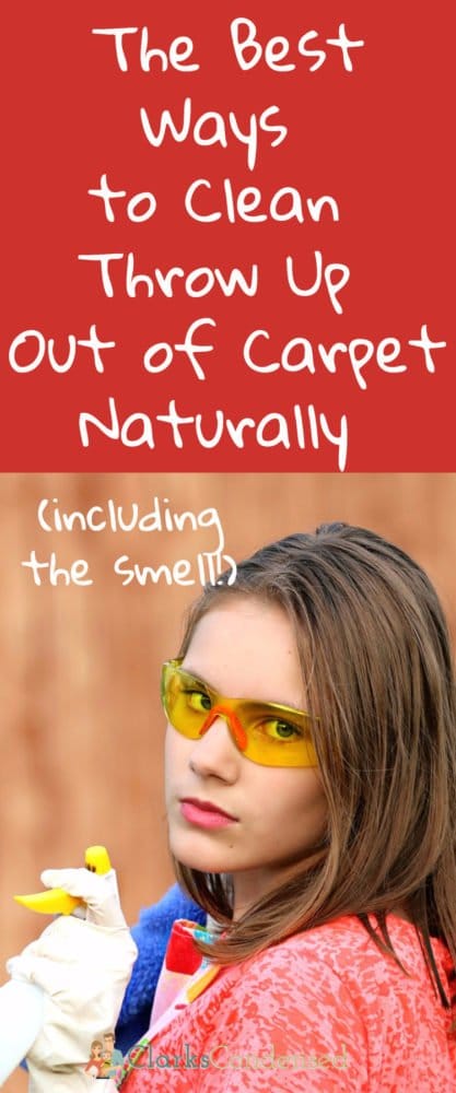 clean up throw up from carpet / cleaning tips / cleaning hacks / kids cleaning / vomit throw up