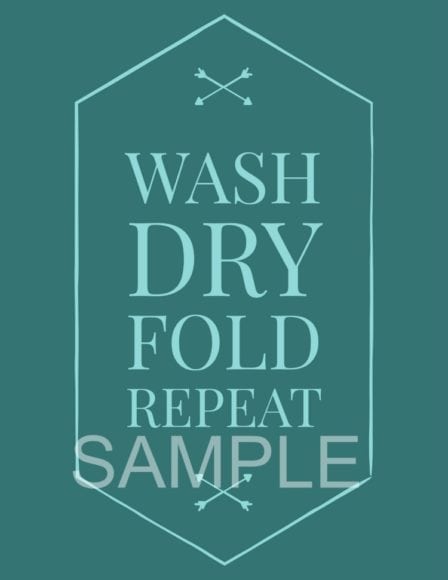 10 FREE Printable Laundry Signs - Clarks Condensed