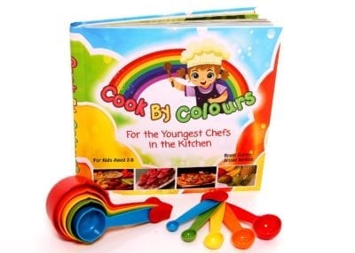 Cook by colours, coloring book