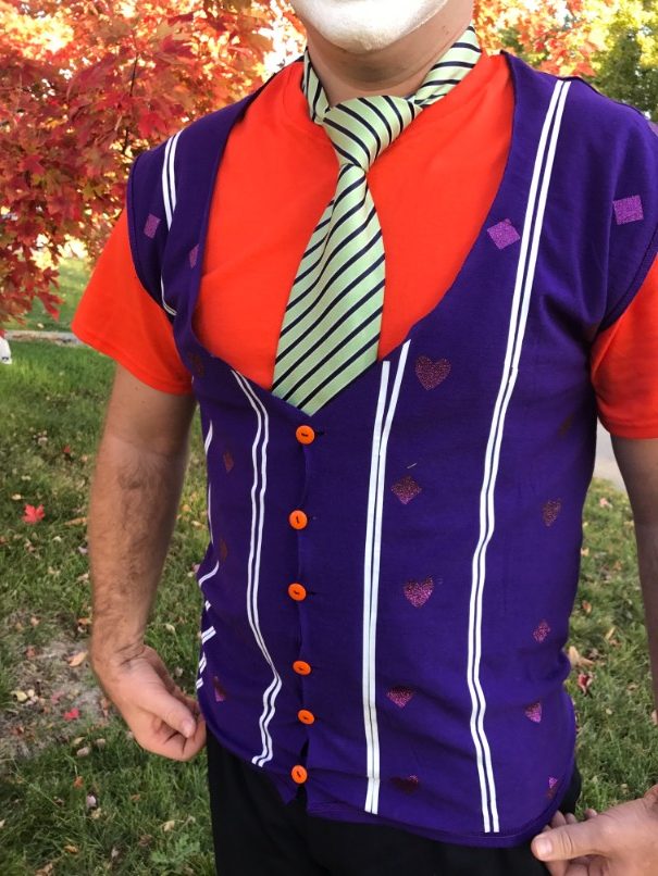 DIY Joker Vest and Shirt