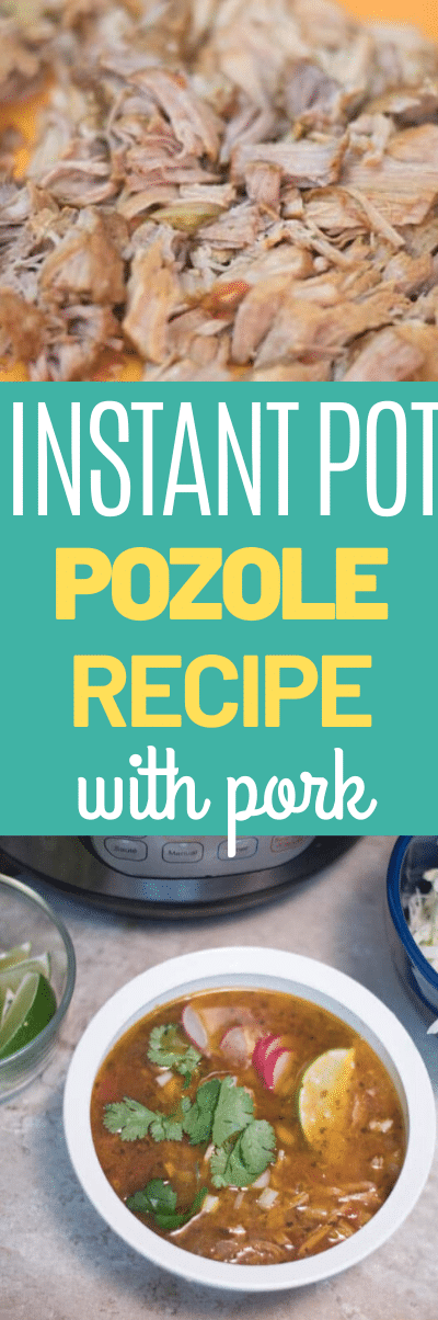 Instant Pot Posole / Posole Recipe / How to make Posole / Pressure Cooker Posole / #InstantPot #SoupRecipes #ad via @clarkscondensed