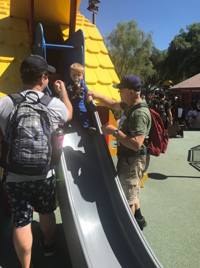 LEGOLAND Duplo Playland with grandpa and dad