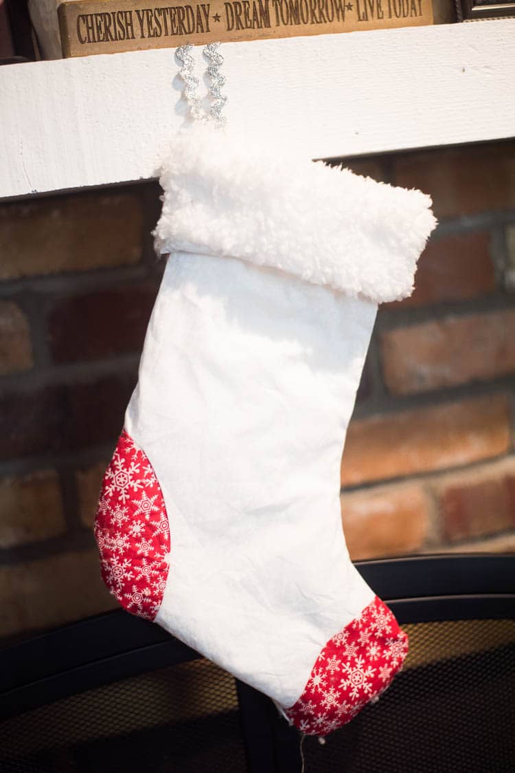 Easy DIY Christmas Stocking