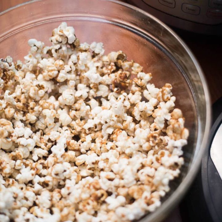 Instant Pot Caramel Popcorn