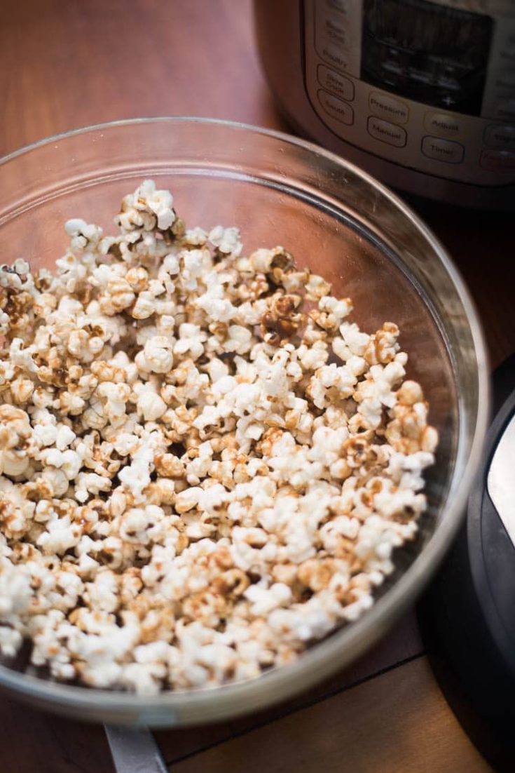 Instant pot caramel popcorn clearance