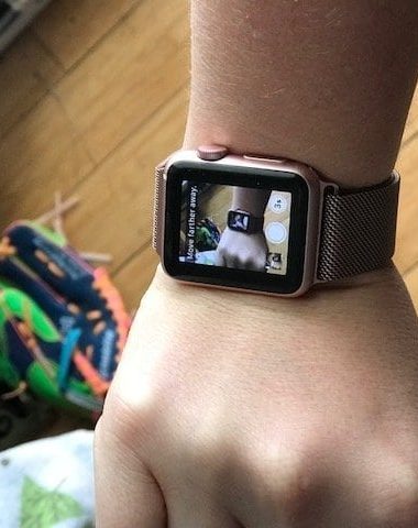 Close up of an iwatch