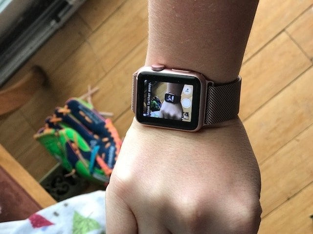 Close up of an iwatch