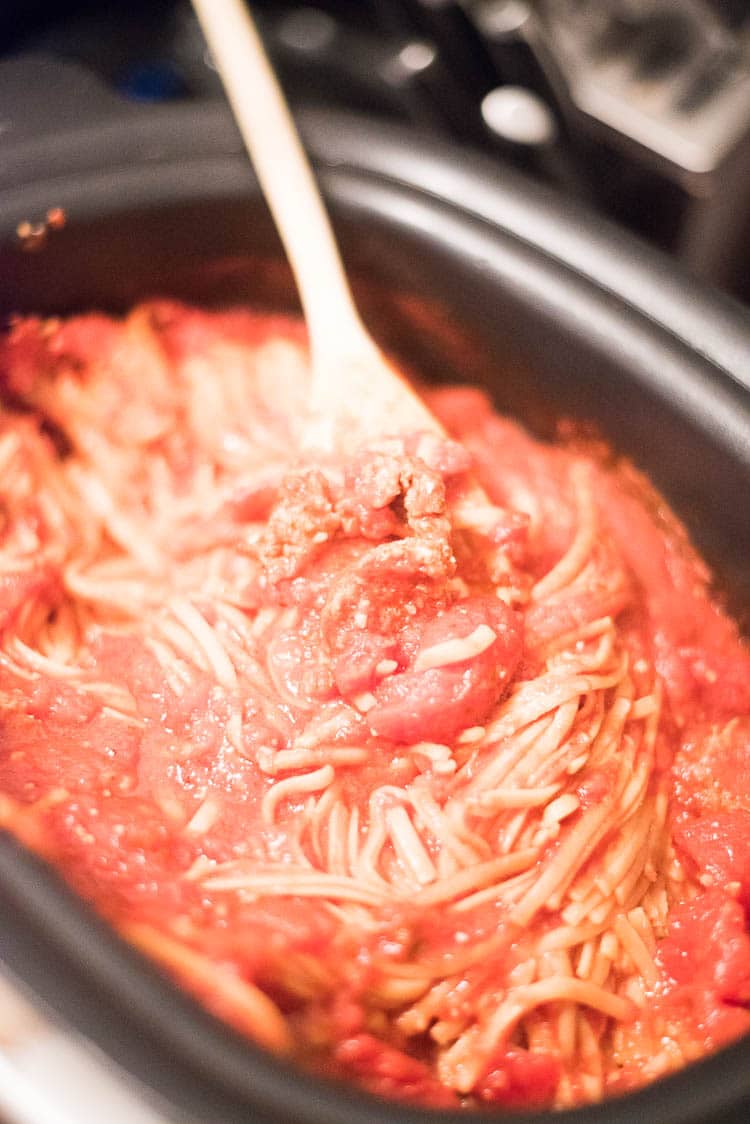 Slow Cooker Spaghetti Sauce with Sausage