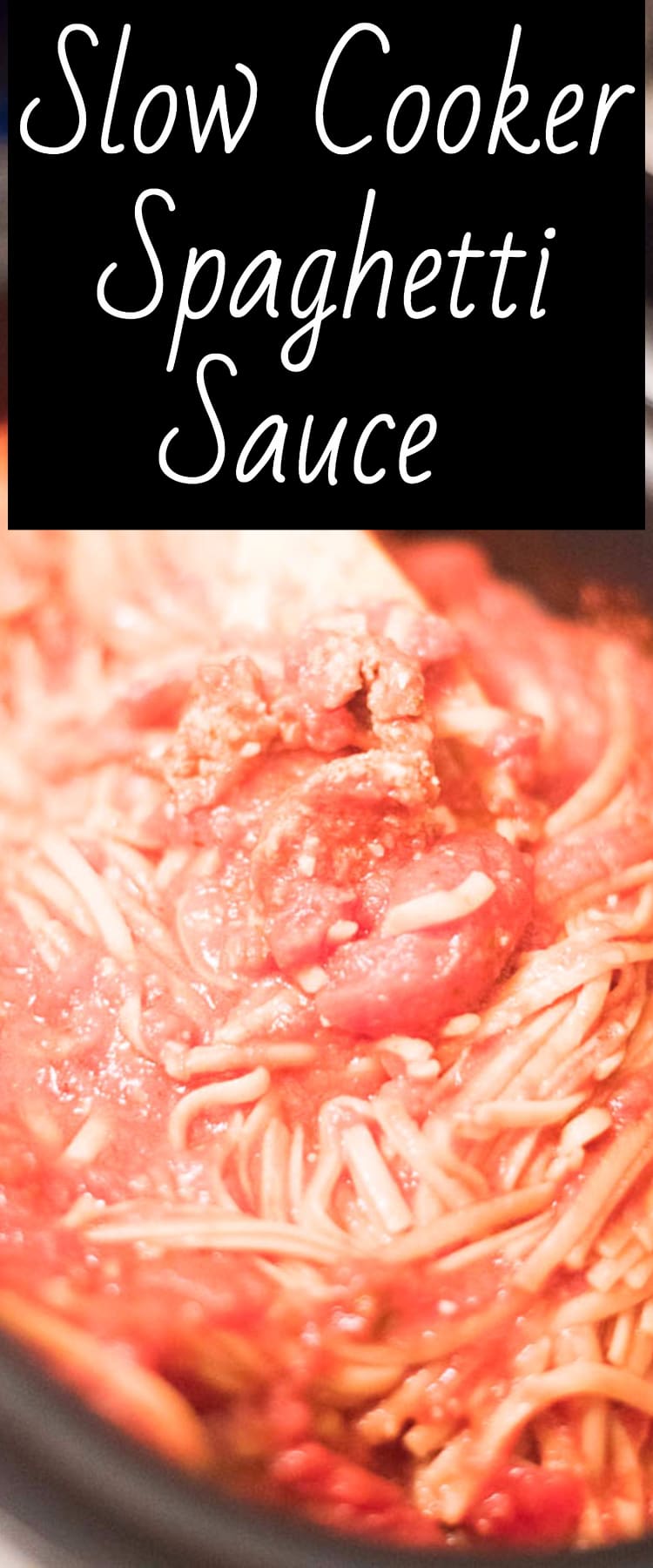 Slow Cooker Spaghetti Sauce / Crock Pot Spaghetti Sauce / #CrockPot #SlowCooker #EasyRecipe #dinnerrecipes #italian #spaghetti