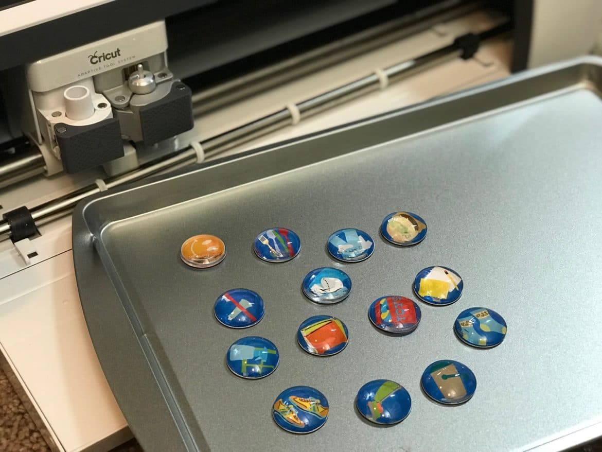 DIY: How to Make Magnet Stickers w/Cricut 