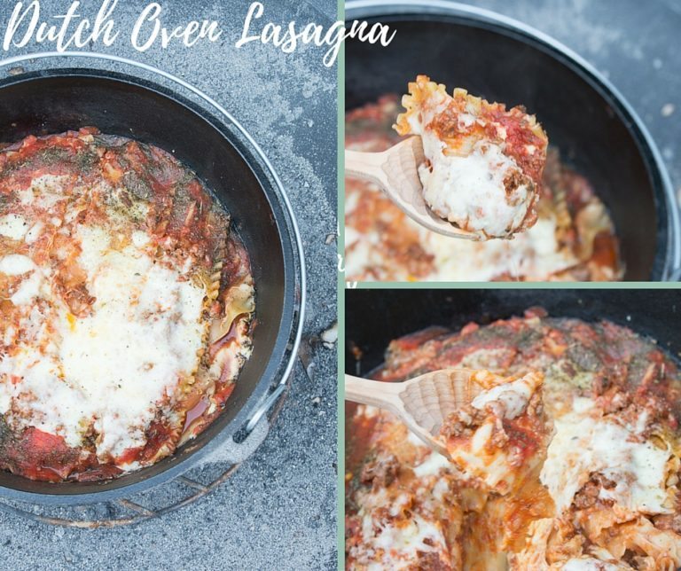 Dutch Oven Lasagna / Dutch Oven Recipes