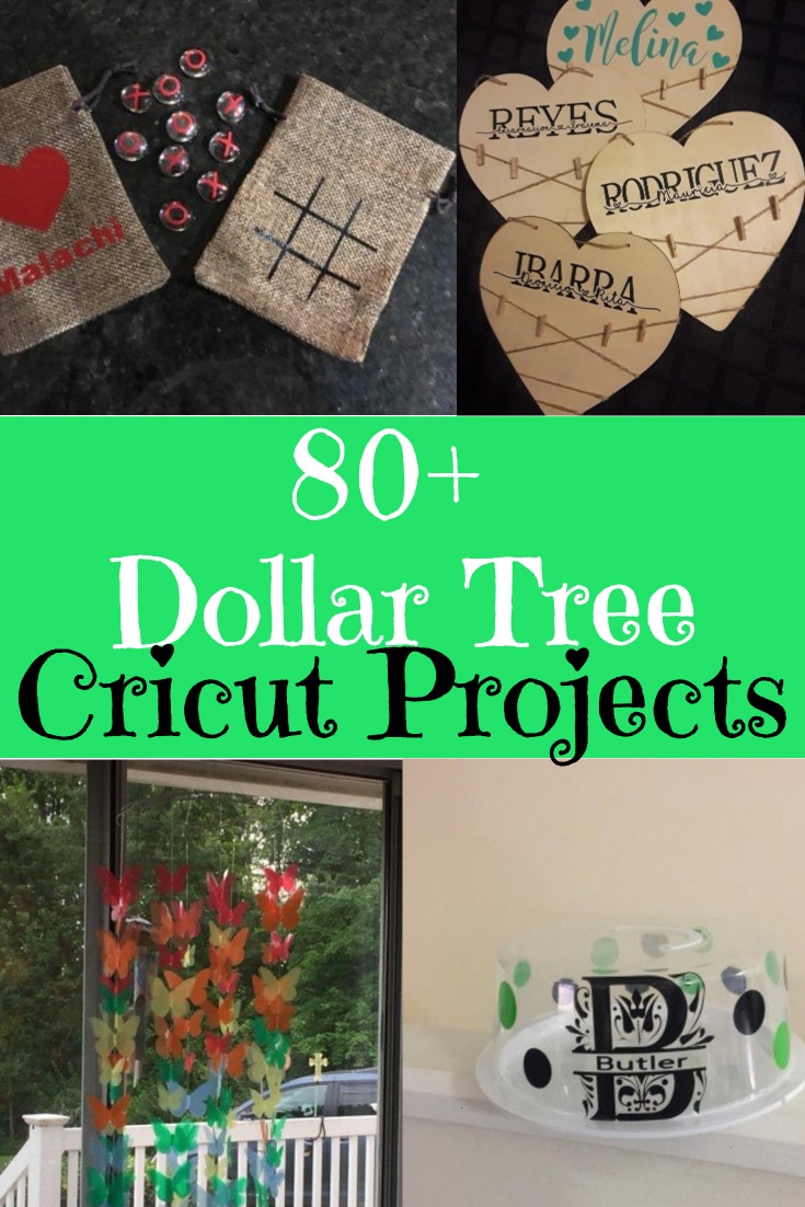 Dollar Tree Cricut Projects / Dollar Tree Crafts / Dollar Tree Projects / Dollar Store Crafts / Cricut Project Ideas / Cricut Maker / Cricut Explore Air / #cricutmaker #cricutmade #cricutexploreair #dollarstore #dollartree