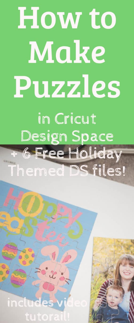 Make Your Own Puzzle with Cricut 6 Free Templates! Clarks Condensed