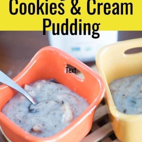 Dairy Free Cookies and Cream Pudding