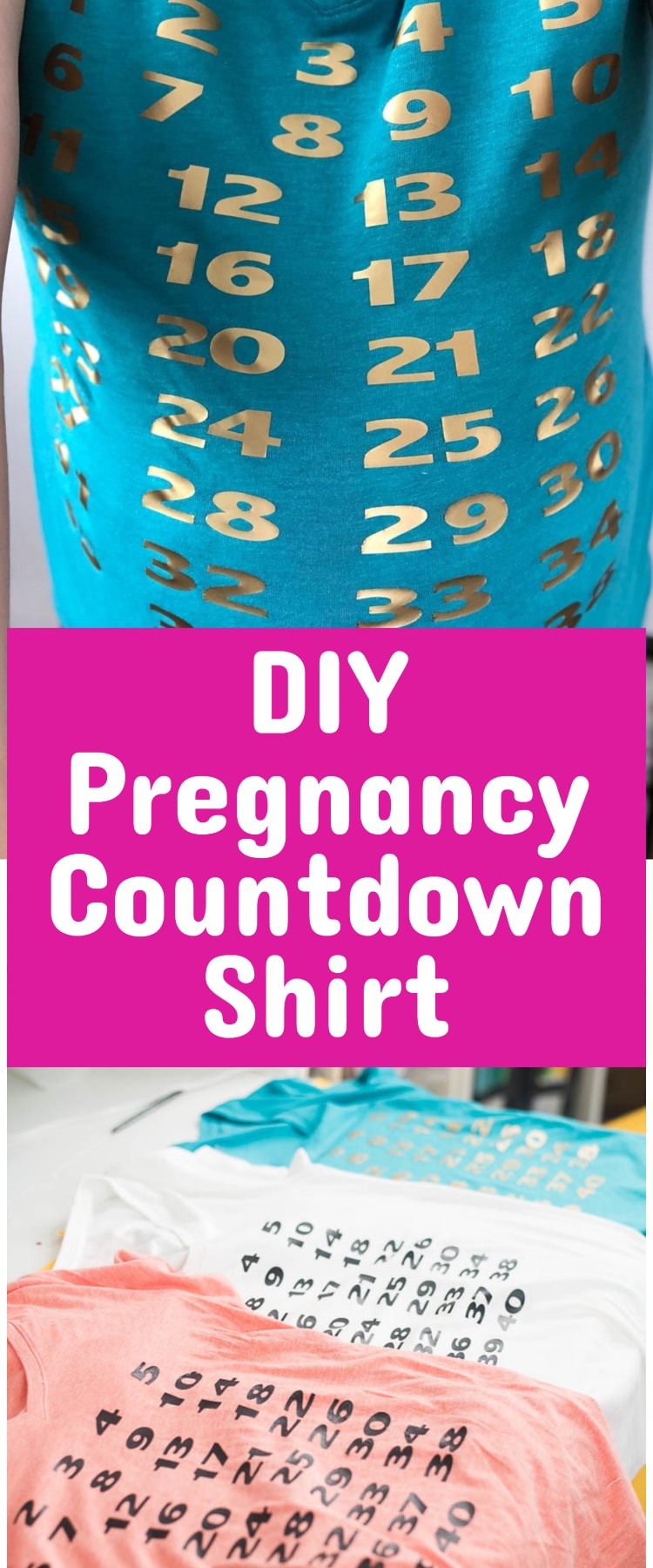 DIY Pregnancy Countdown