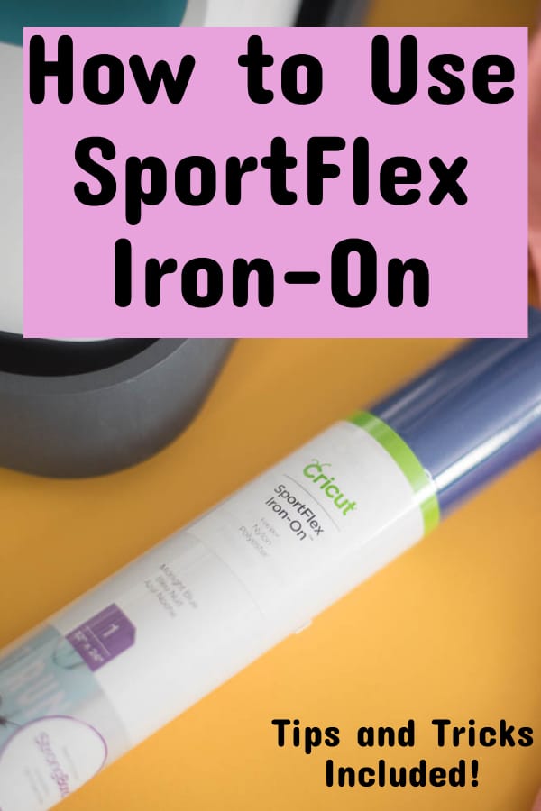 How to Use Cricut SportFlex Iron On Vinyl - Creative Housewives