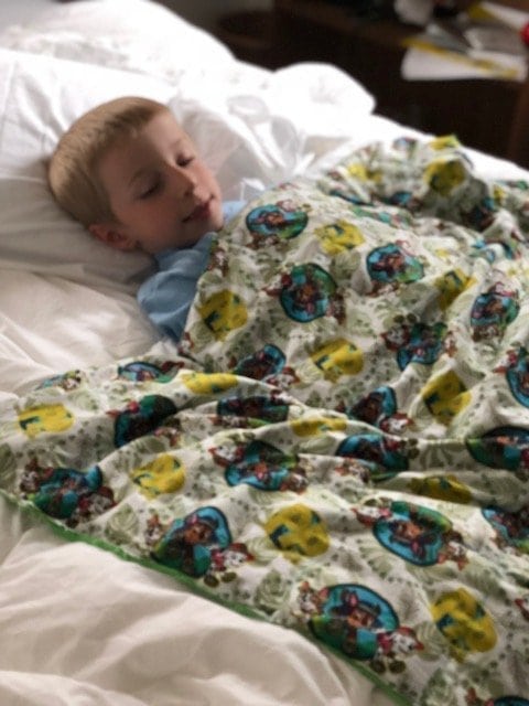 Toddler weighted blanket