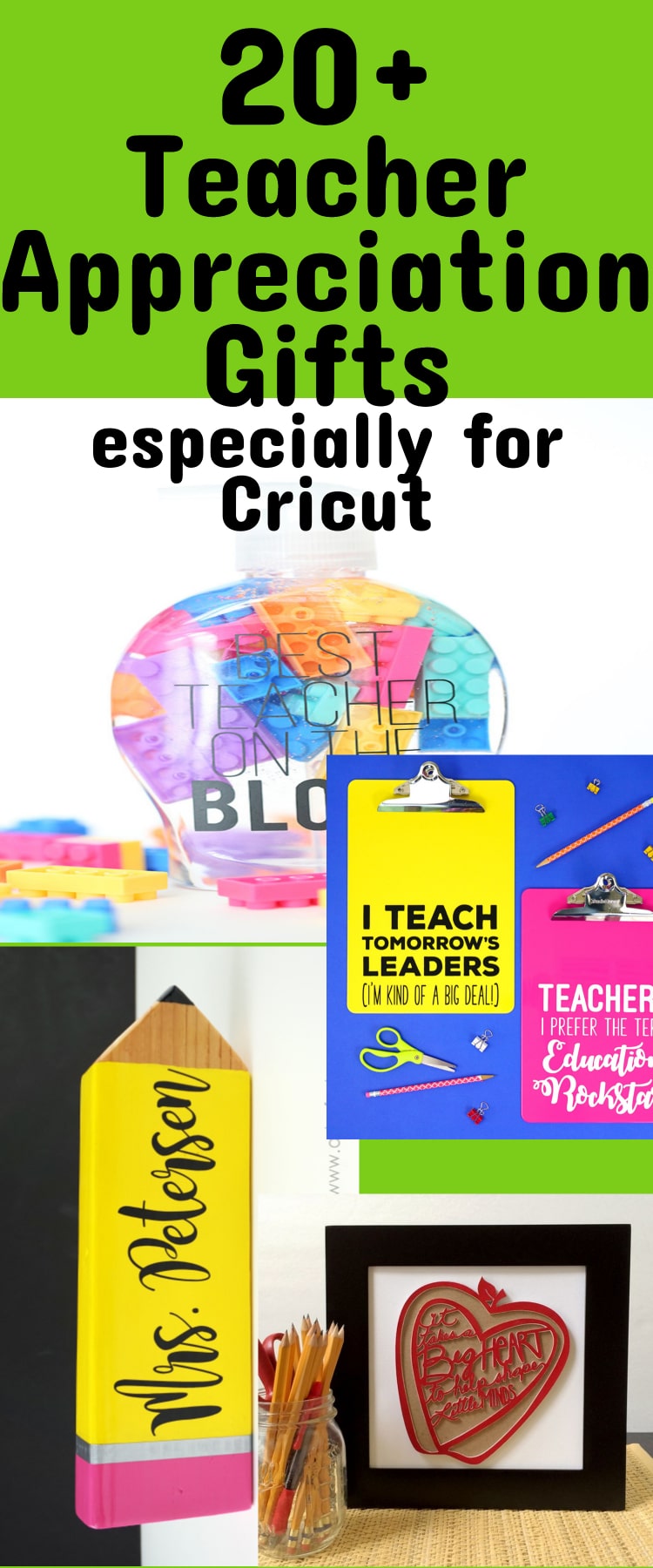 Cricut Teacher Appreciation Gifts