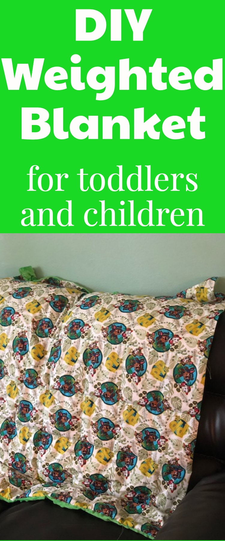 Weighted Blanket Chart For Kids