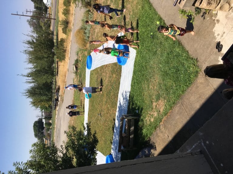 How to Setup DIY Slip and Slide Kickball
