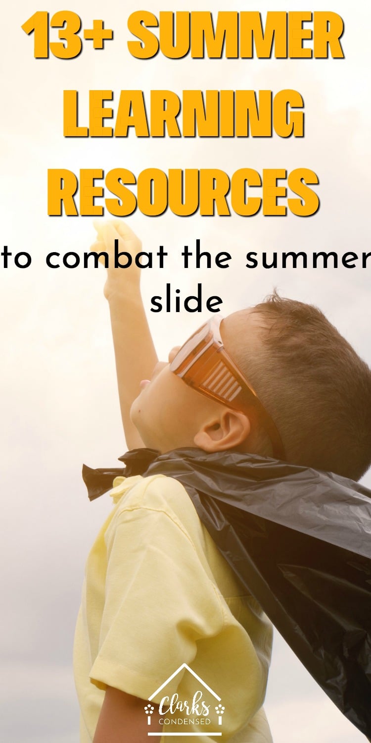 13+ summer learning resources