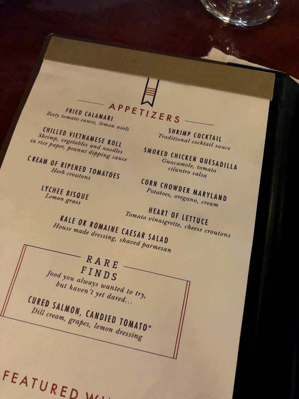 carnival cruise new food menu