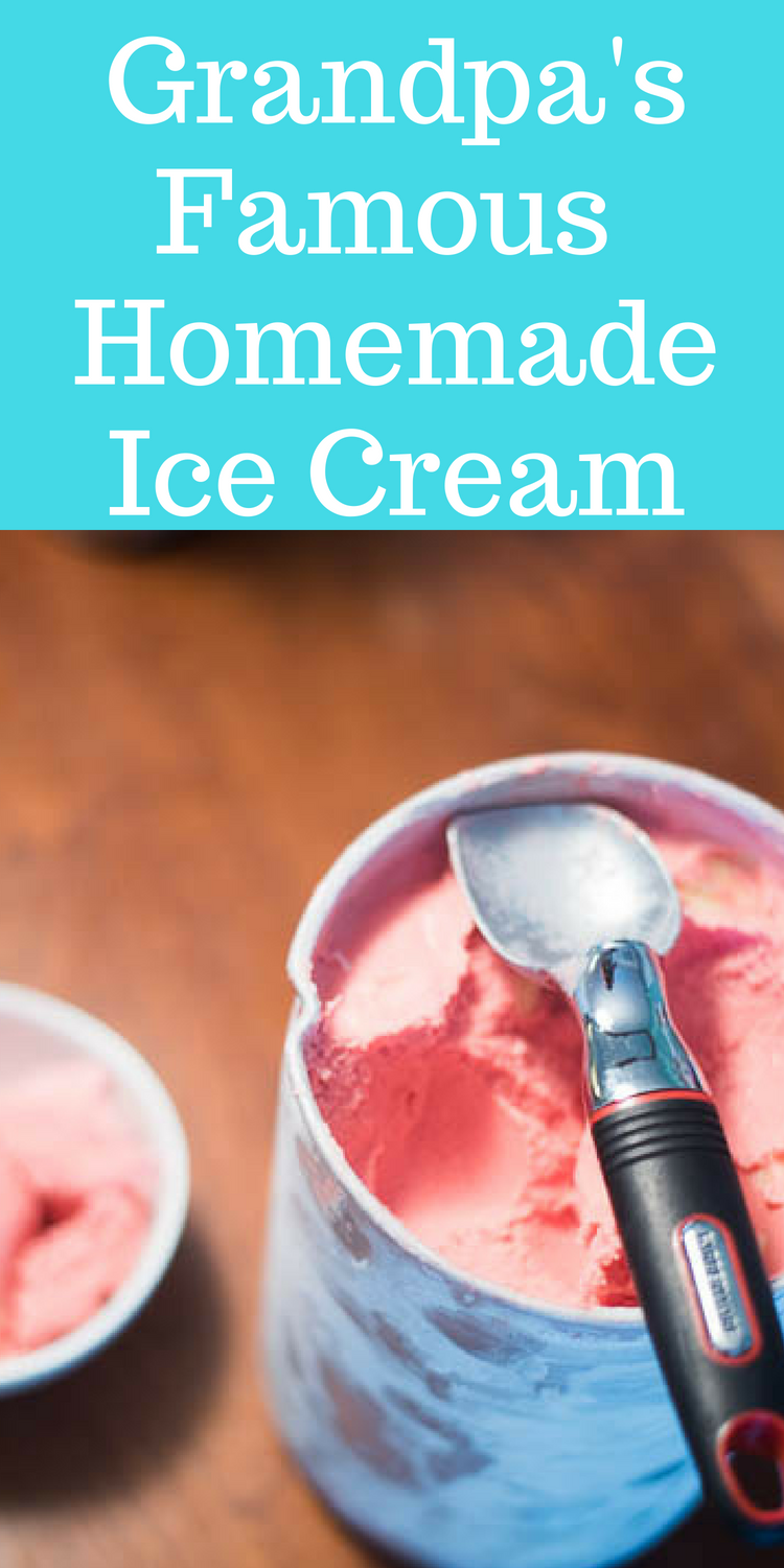 homemade ice cream