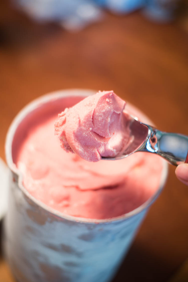 Old Fashioned Farmhouse Homemade Ice Cream - Plowing Through Life