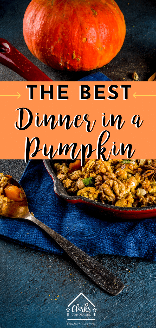 dinner in a pumpkin recipe