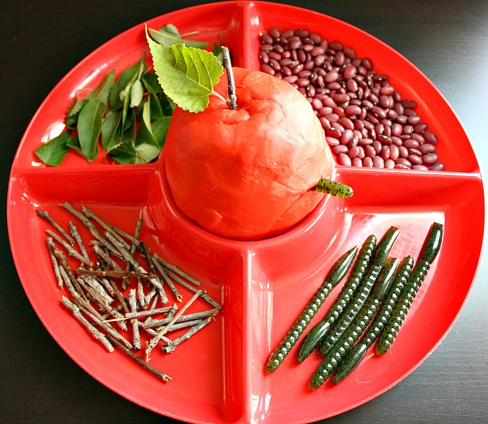 A plate of food on a table