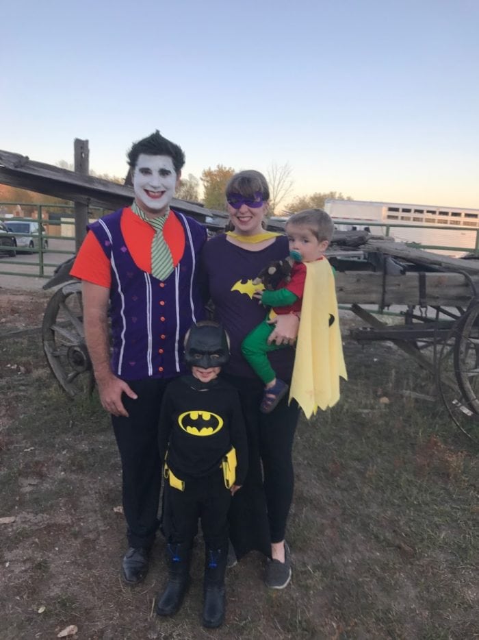 family batman costumes