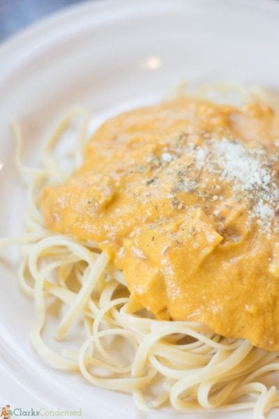 pumpkin alfredo