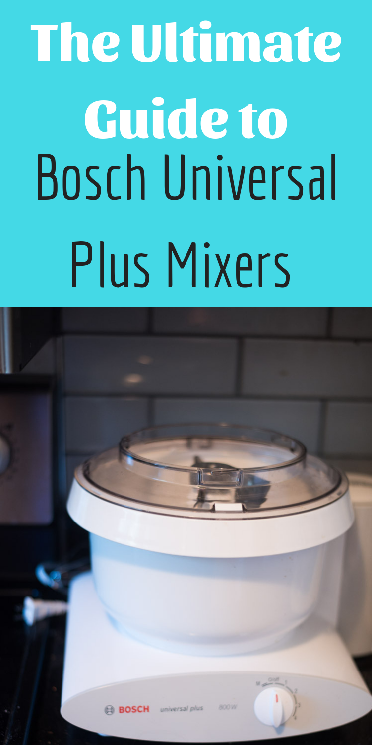 Bosch Universal Plus Mixer with stainless steel bowl for challah color:  White