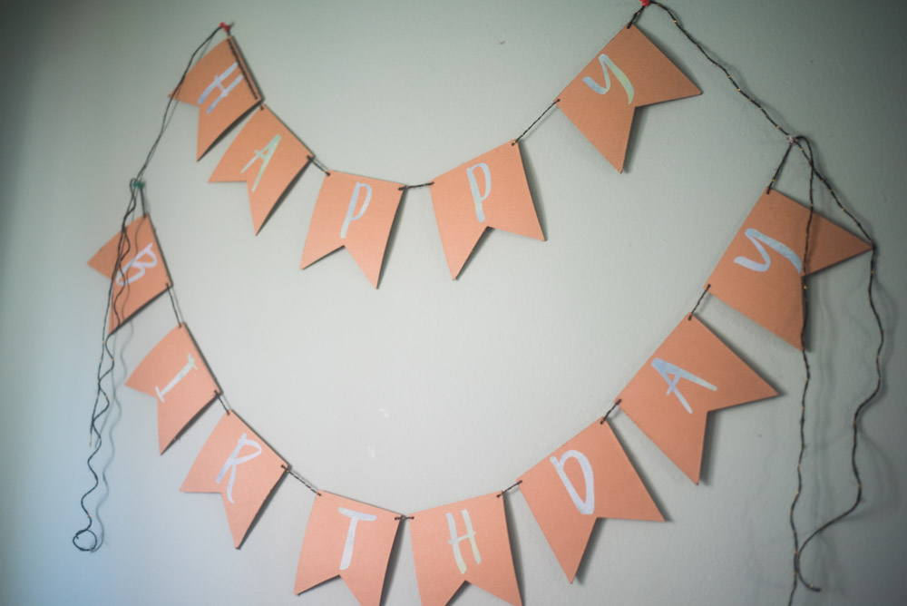 Easy DIY birthday Banner