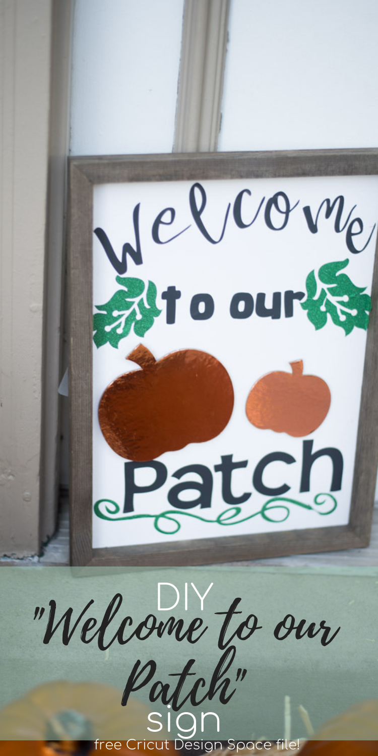 welcome to our patch sign