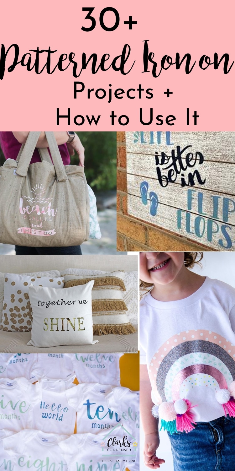 How to Use Cricut Patterned Iron-On (and 20+ Fun Project Ideas)