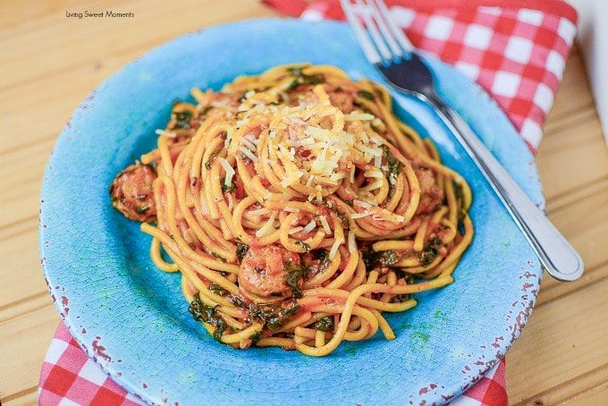 Sausage and Spinach Pasta