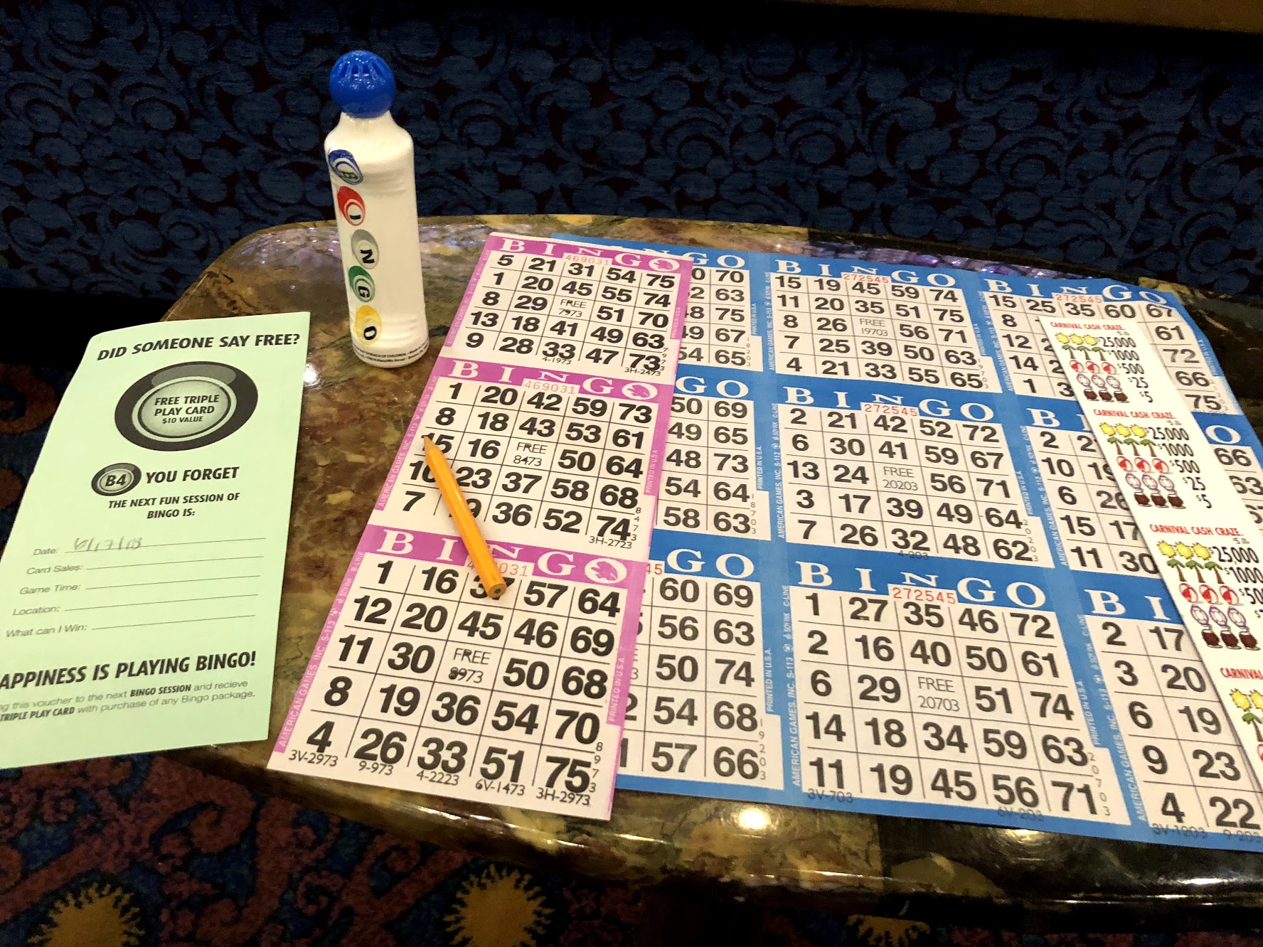 Cruise BINGO