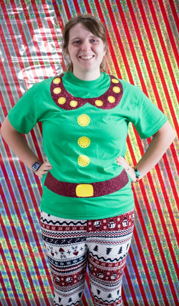 DIY Christmas Shirt Ideas - Santa, Elf, Gingerbread Man, and Snowman!