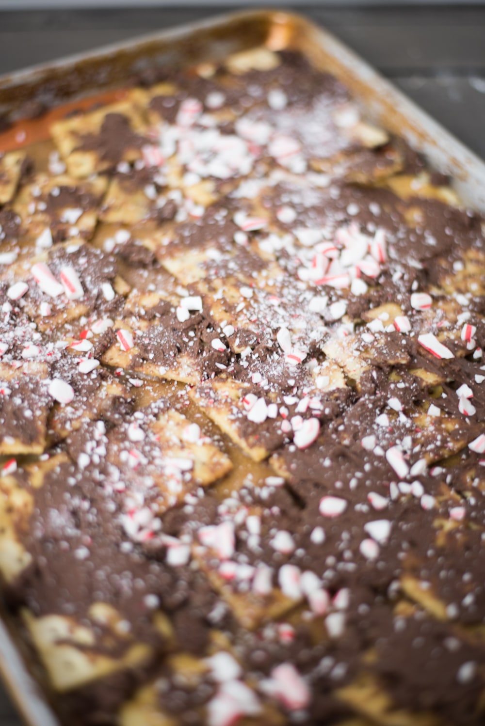 peppermint cracker toffee