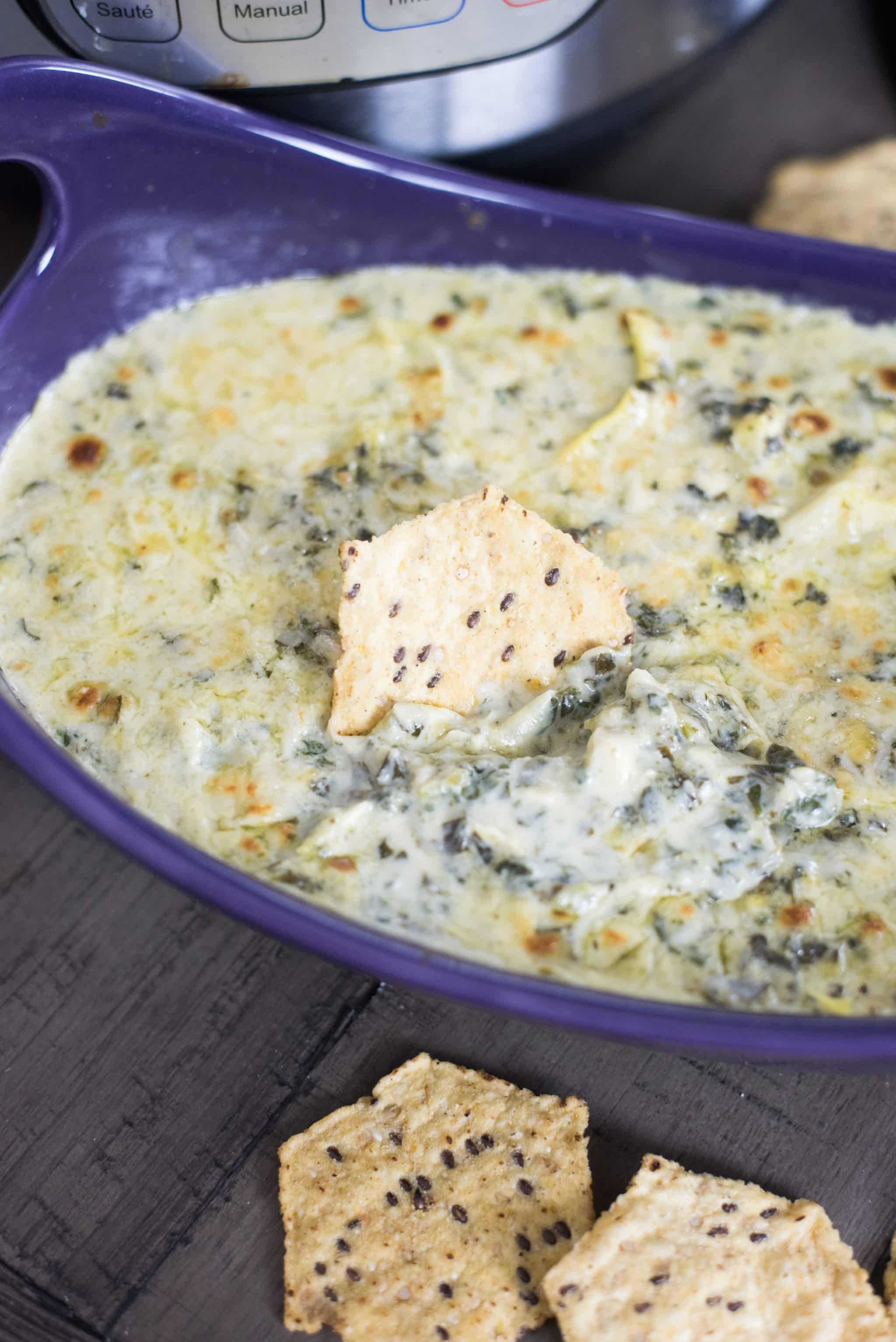 Instant Pot Spinach Dip