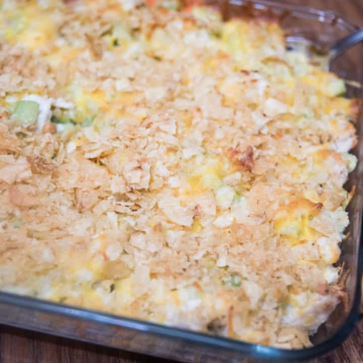 Potato Chip Casserole with Chicken