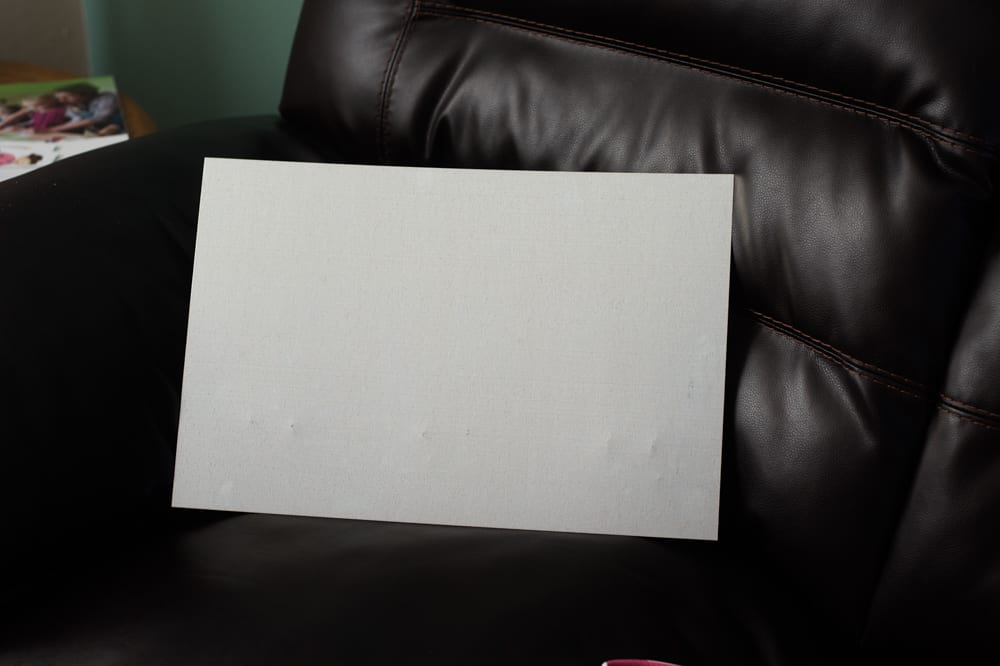 white piece of paper