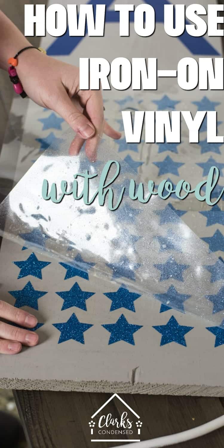HTV on Painted Wood - Craft Vinyl