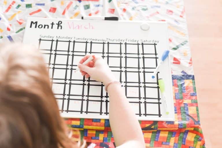 DIY Dry Erase Calendar and Menu Boards with Cricut