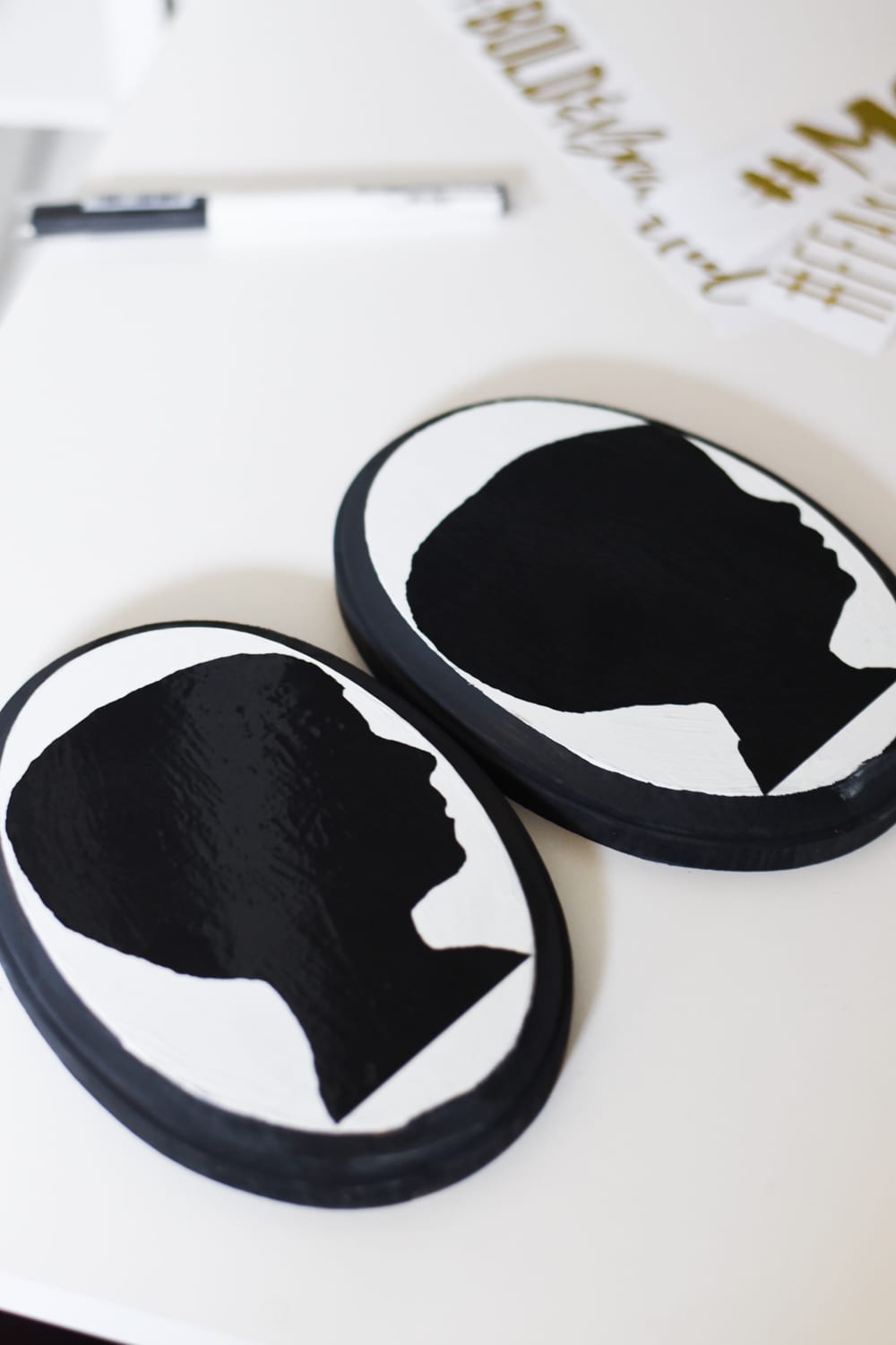 finished silhouettes