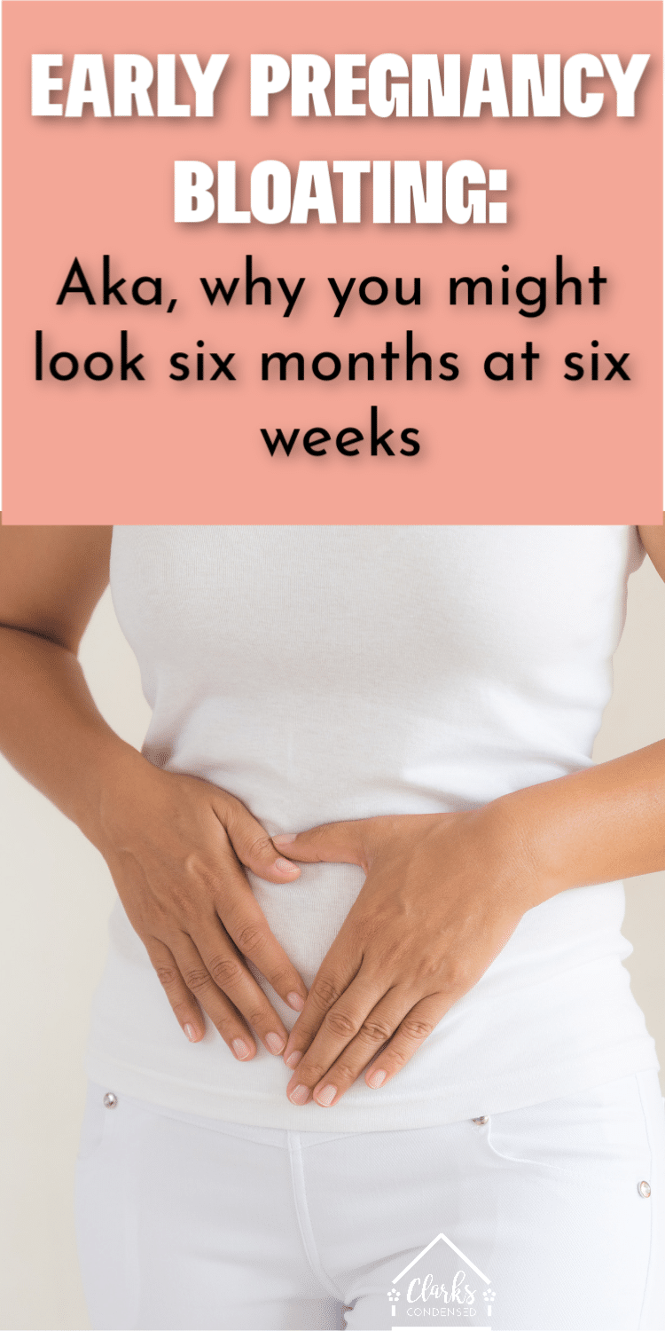 early pregnancy bloating