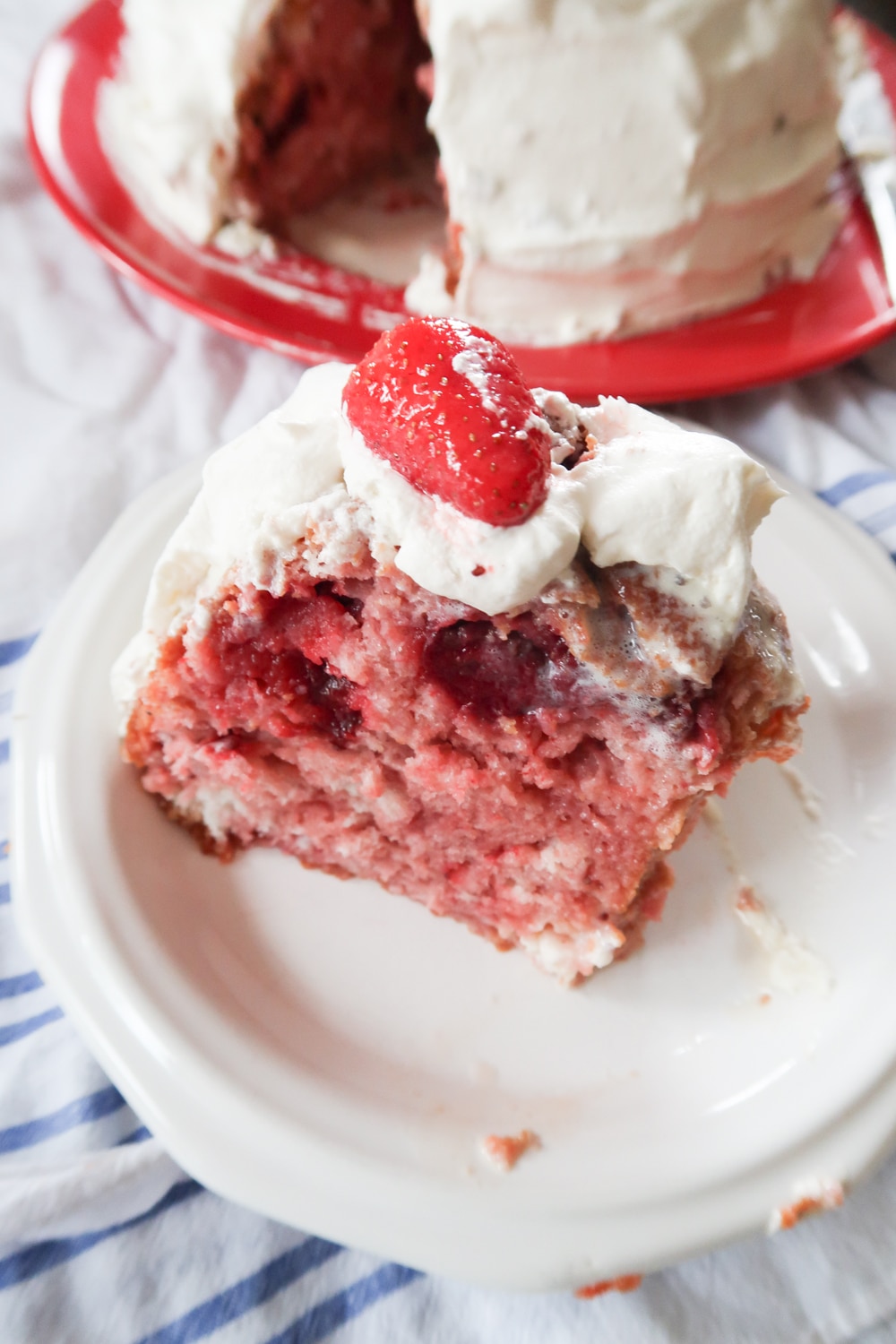 Strawberry Shortcake Bundt Cake